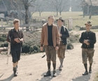 Gründung der Vereinigung der Alpenornithologen angeregt durch U. A. Corti in Tirol 1965. Von links (Vordergrund) Ambros Aichhorn, Karl Mazzucco, Unbekannt, Friedrich Lacchini