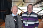 Carolus Holzschuh, Herbert Zettel, Entomologentagung Linz, November 2017; Foto Fritz Gusenleitner