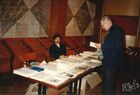 Schmidt Helmut Josef und Leo Kaltofen, Entomologentagung 1993, Ursulinenhof, Archiv Biologiezentrum Linz