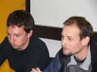 links: Alexander Rief, rechts: Klaus Schallhart , ÖEG-Tagung Innsbruck, März 2006