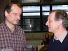 Karl-Heinz Steinberger u. Hans Martin Steiner, ÖEG-Tagung Innsbruck, März 2006. Foto F. Gusenleitner