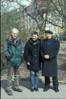 Konrad Thaler (links) u. Jan Buchar (rechts), Prag 8.4.2003. Fotoarchiv: Barbara Knoflach
