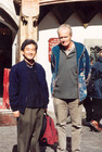 Konrad Thaler (rechts) und  Ono 7.10.1999. Fotoarchiv: Barbara Knoflach