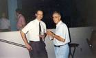 Roy Norton und Reinhart Schuster bei  Internationalem Kongress für Akarology USA; Foto: Archiv Reinhart Schuster