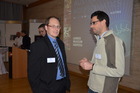 Mag. Dr. Andreas Kroh und Prof. Dr. Martin Zuschin, NOBIS-Tagung in Klagenfurt 1.12.2012; Foto: F. Gusenleitner