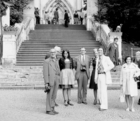 "Post-Symposium-Tour" nach Mariazell. Vorne, v.l.n.r.: John Heath, Merkurj S. Ghilarov, Ulrike Aspöck, Willi Sauter, Renate Rausch, Horst Aspöck, Frau Heath