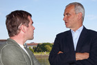 Andreas Kupfer und Dr. Gottfried Schindlbauer, Naturschauspiel Auftakt Linz 2014; Foto: Land Oberösterreich