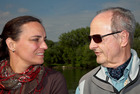Dr. Katja Hintersteiner und DI Dr. Wilhelm Zitzewitz, Naturschauspiel Auftakt Linz 2014; Foto: Land Oberösterreich