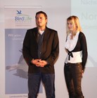 Steiner Helmut und Wöhrer Tamara, BirdLife Herbsttagung Linz 2013; Foto H-M Berg