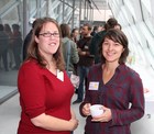 Schöll Eva und Hausmann Kathrin, BirdLife Herbsttagung Linz 2013; Foto H-M Berg