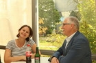 Andrea Lienhart und Günther Krisper, ÖEG-Fachgespräch-Linz; Foto Christian Komposch