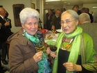 Gudrun Höck und Ulrike Aspöck, Feier 90. Geburtstag Erch Thenius, Wien, November 2014; Foto Horst Aspöck