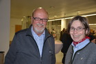 Heiner Schönmann und Barbara Gereben-Krenn, Geburtstagsfeier Erich Thenius 11.2014, Uni Wien; Foto F. Gusenleitner