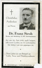 Dr. Franz Stroh
