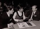 V.l.n.r.: Horst Aspöck, Christian und Dagmar Kunz, Tropenmedizinische Tagung, Österreich, Tirol, Igls bei Innsbruck, Juni 1970.