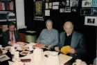 Johannes Gepp, Konrad Thaler und Erwin Führer (1940-2005). Vorstandssitzung der Österreichischen Entomologischen Gesellschaft. Österreich, Wien IX, Biozentrum, 31. Jänner 1997.