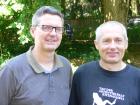 Matthias Riedel und Martin Schwarz Biologiezentrum Linz Foto Fritz Gusenleitner Juli 2016  