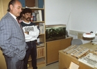 Siegfried Döttlinger, Josef Helmut Schmidt, Eröffnung des Biologiezentrums im Juni 1993