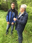 Manfred Siedl Walter Kerschbaum Exkursion Steining Luftenberg Mai 2017 Foto F. Gusenleitner 
