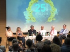 Doris Seebacher Eva Wintersberger Kurt Kotrschal Peter Kurz Horst Aspöck Gerhard Haszprunar, 25 Jahre Biologiezentrum, Feier JKU 8.6.2018; Foto Karl Heinz Meidinger