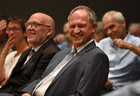 Fritz Gusenleitner Andreas Janko 25 Jahre Biologiezentrum Feier JKU 8.6.2018; Foto A. Röbl 