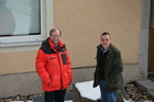 Gerhard Aubrecht und Josef Hemetsberger, März 2018, Ornithologentreffen; Foto Jürgen Plass