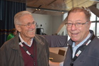 Günter Stanglmaier und Andreas Werner Ebmer, Entomologentagung Linz im Schlossmuseum, Nov. 2018; Foto F. Gusenleitner 