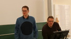 Robert Brodschneider und Matthias Kropf, ÖEG-Kolloquium, Graz-Universität, 16.3.2019; Foto Christian Komposch