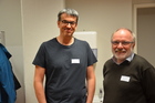 Christian Schröck und Chrichtian Scheuer, Kustodentreffen, Naturwissenschaft Graz, April 2019; Foto F. Gusenleitner