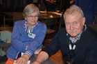 Angelika Schwabe-Kratochwil und Anselm Kratochwil, Entomologentagung in Linz, Schlossmuseum, November 2019; Foto Fritz Gusenleitner 