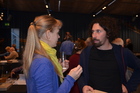 Lydia Schlosser
und Helge Heimburg, Entomologentagung in Linz, Schlossmuseum, November 2019; Foto Fritz Gusenleitner 