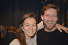 Sandra Aurenhammer
und Gregor Degasperi, Entomologentagung in Linz, Schlossmuseum, November 2019; Foto Fritz Gusenleitner 