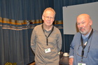 Wolf-Harald Liebig Hans-Joachim Jacobs_Entomologentagung Linz November 2022_Foto Fritz Gusenleitner