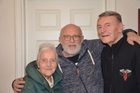 Erika Mazzucco Fritz Gusenleitner Karl Mazzucco, 29.1.2023, Wien in Haus von Karl Mazzucco
