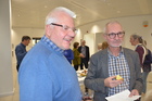 Günther Pass Harald Krenn; Geburtstag Hannes Paulus 80 an der Universität Wien.Oktober 2023. Foto F. Gusenleitner