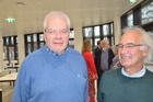 Günther Pass Manfred Ayasse; Geburtstag Hannes Paulus 80 an der Universität Wien.Oktober 2023. Foto F. Gusenleitner