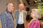 Norbert Pöll Heinz Mitter Adelheid Haslhofer_Entomologentagung November 2024 Schlossmuseum Linz. Foto F. Gusenleitner