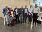 Ehemalige Präsidenten der Österreichischen Entomologischen Gesellschaft. Horst Aspöck Ulrike Aspöck Erhard Christian  Wolfgang Rabitsch Harald Krenn Hannes Paulus Werner Holzinger. ÖEG-Tagung Graz, 18.10.2025. Foto F. Gusenleitner