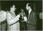 Dr. Heinz Ebert (links) und Rienk De Jong (rechts), Budapest April 1986; Fotoarchiv: Hans Malicky