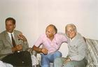 links: Hans Malicky und Mitte: Sakis Drosopoulos rechts: Jiri Dlabola, Kifissia 1981; Fotoarchiv: Hans Malicky