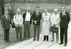 links nach rechts: Tomaszewski, Bournaud, Tachet, Morse, Moretti, Crichton, Malicky;  Fotoarchiv: Hans Malicky