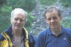 Konrad Thaler u. Hieronymus Dastych, Kranebitt Klamm 13.7.2002. Fotoarchiv: Barbara Knoflach