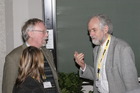Dr. Hugh Loxdale und Prof. Dr. Walter Sudhaus, Innsbrucker Entomologentagung, 26.2.-1.3.2007; Foto: Rudolf Hofer, Innsbruck