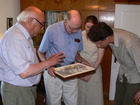 Josef Gusenleitner, Jerry Rozen, Moly Rightmyer und John Ascher, Besuch im Juli 2007