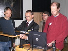 Erwin Hauser, Winfried H. Walter, Robert Trusch und Michael Malicky, Entomologentagung 9.-11.11.2007 im Schlossmuseum