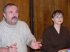 Mag. Dr. Martin Lödl und Mag. Dr. Sabine Gaal-Haszler, Naturhistorisches Museum Wien, Jänner 2008; Foto:  F. Gusenleitner