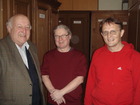 Josef Gusenleinter, James M. Carpenter aus New York, Michael Madl, im Naturhistorischen Museum Wien 23.1.2008