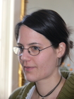 Margit Huber, ÖEG Kolloquiem 1.3.2008, Universität für Bodenkultur Wien; Foto: Fritz Gusenleitner