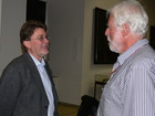 Wolfgang Schawaller und Ernst Heiss, Entomologentagung November 2008 im Schlossmuseum