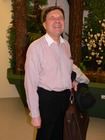 Univ.-Prof. Dr. Heinz Keinert, Ausstellungeneröffnung 'Gefangen im Bernstein', Biologiezentrum 2.4.2009; Foto: Fritz Gusenleitner